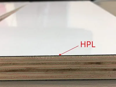 Contrachapado con laminado de alta presión (HPL)